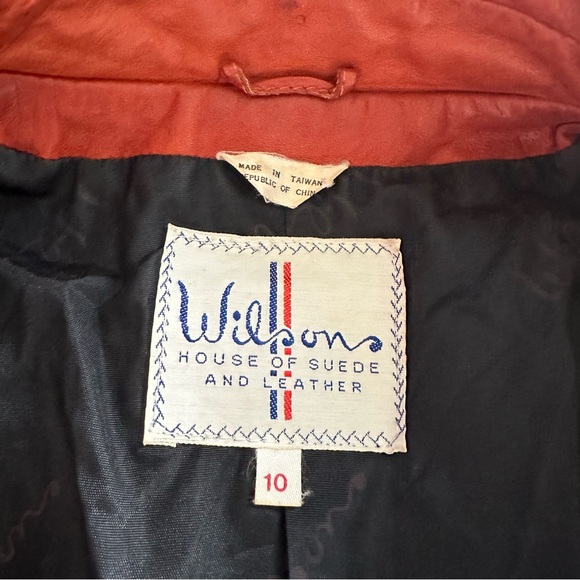 70s Vintage Wilson’s House of Suede & Leather Ladies Jacket✨Unique Sample Piece - Picture 9 of 13
